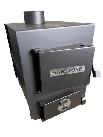Буржуйка для опалення та приготування їжі з варочною поверхнею